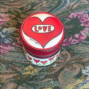 Love Tweet II Round Jewelry Box